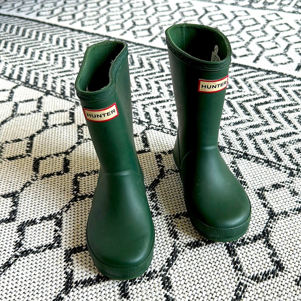 Hunter toddler rainboots US Sz 10